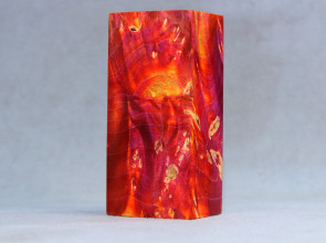 Stabilized Maple Burl Wood Mod Block